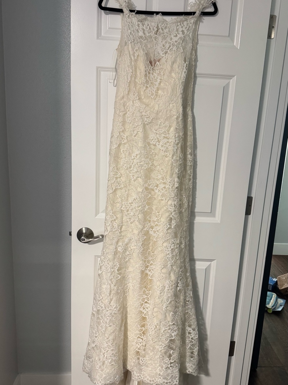 Ivory Lace Sheath Dress - Elegant Women's Dress